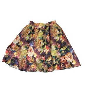 FiveLoaves TwoFish Floral Skirt size 12 Girls